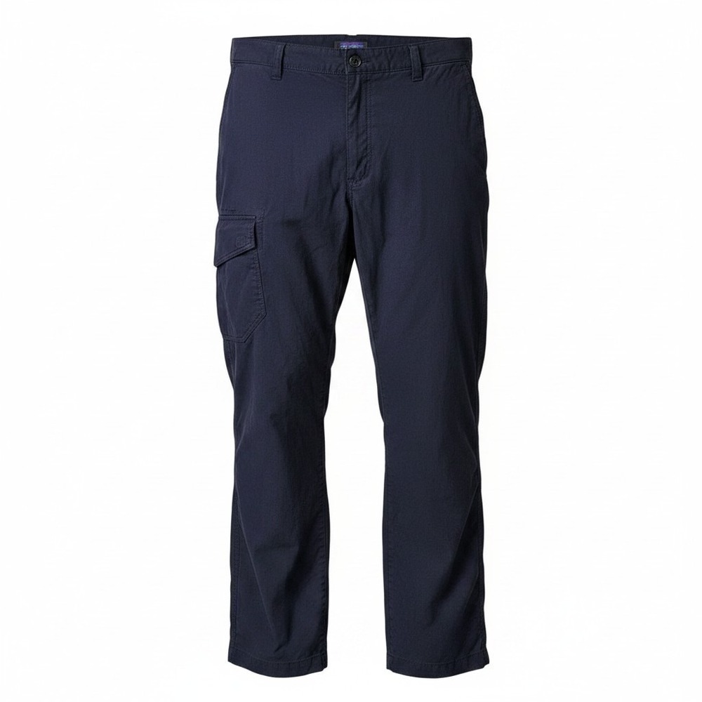 Eddie Bauer Men Navy Blue Fleece Lined‎ Tech Pants cargo 40x30 Relaxed Outdoor - Picture 6 of 15